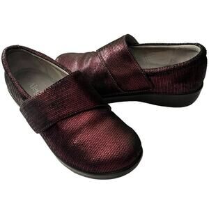 Alegria Lauryn Wine Weave Clogs | Women’s Size 38